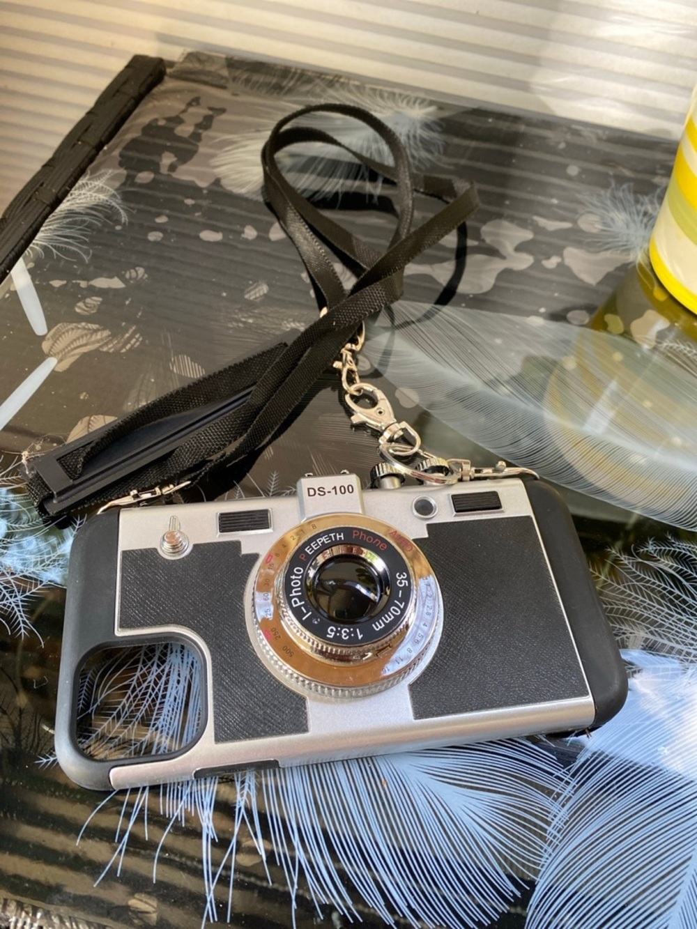iPhone 11 Promax Camera phone Case W/ Crossbody Strap